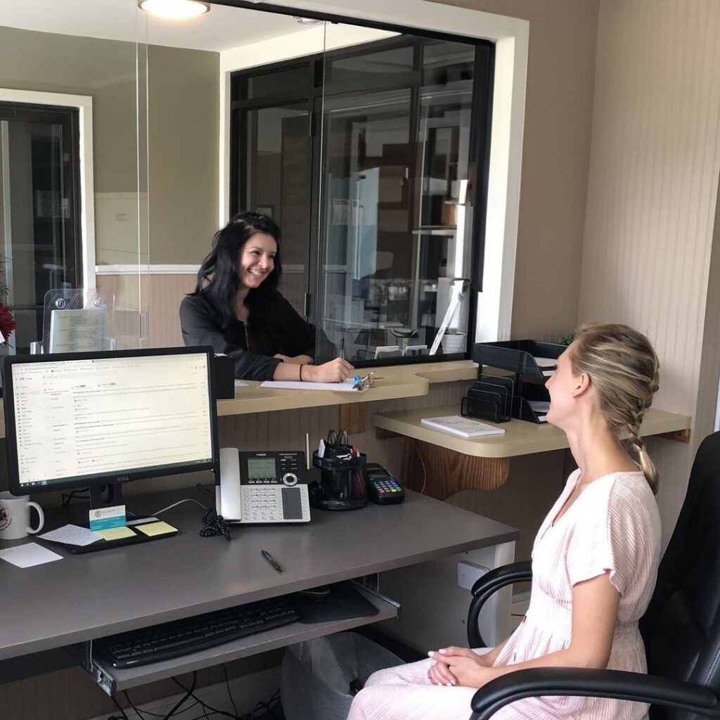 Front desk at Quality PT